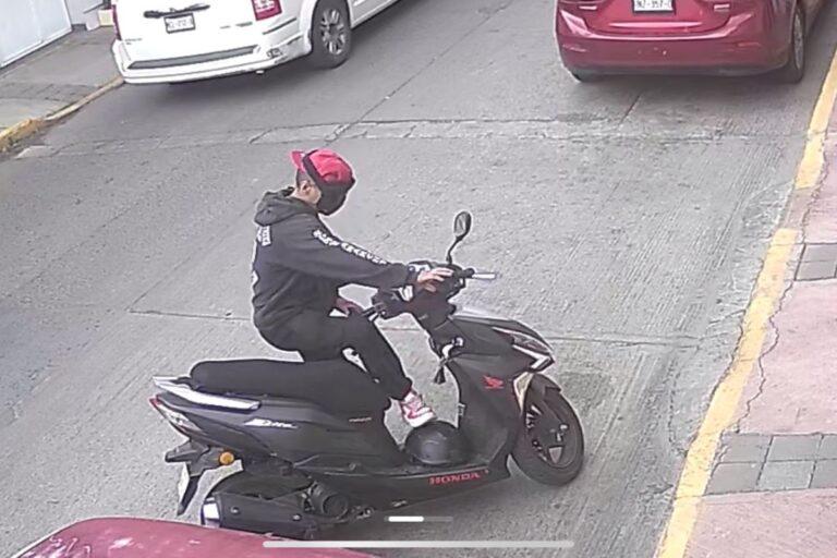 Imagen: Video: Roban motoneta en pleno Centro de Tulancingo