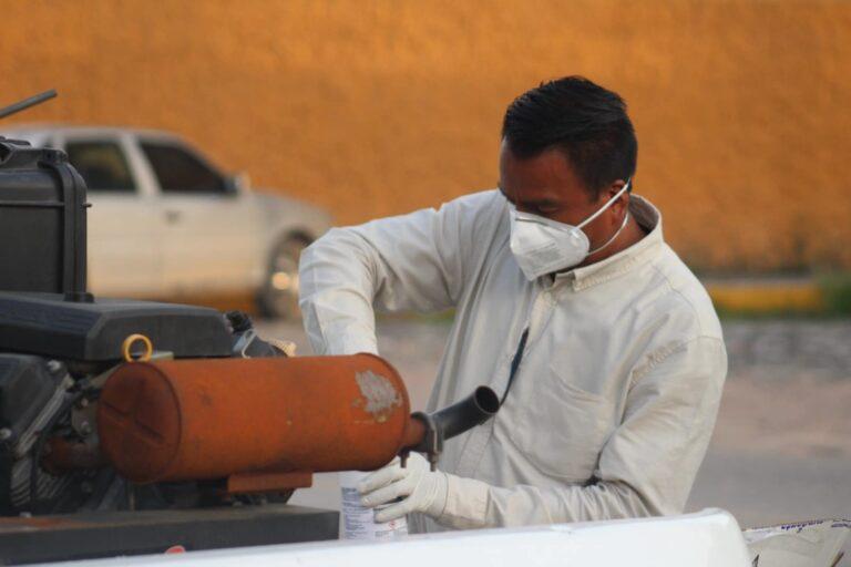 Imagen: Continúan las vaporizaciones en Zimapán para erradicar el mosquito del Dengue