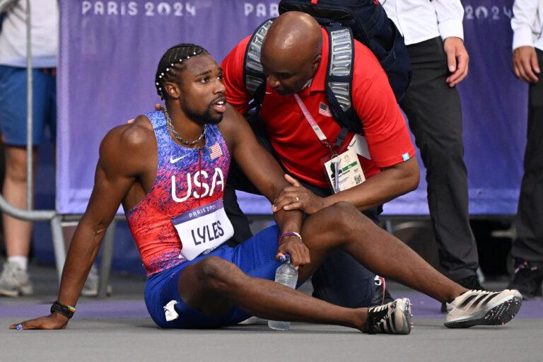 Imagen: Noah Lyles corrió la final de los 200 metros con Covid-19
