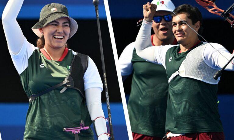 Imagen: Alejandra Valencía y Matías Grande mantienen viva la esperanza del tiro con arco mexicano