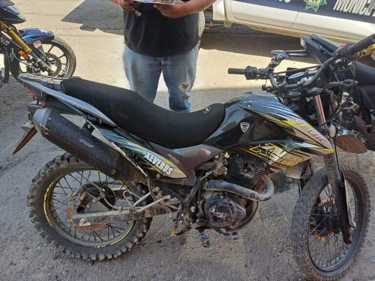Imagen: Detienen a pareja por robo de motocicleta en Tizayuca