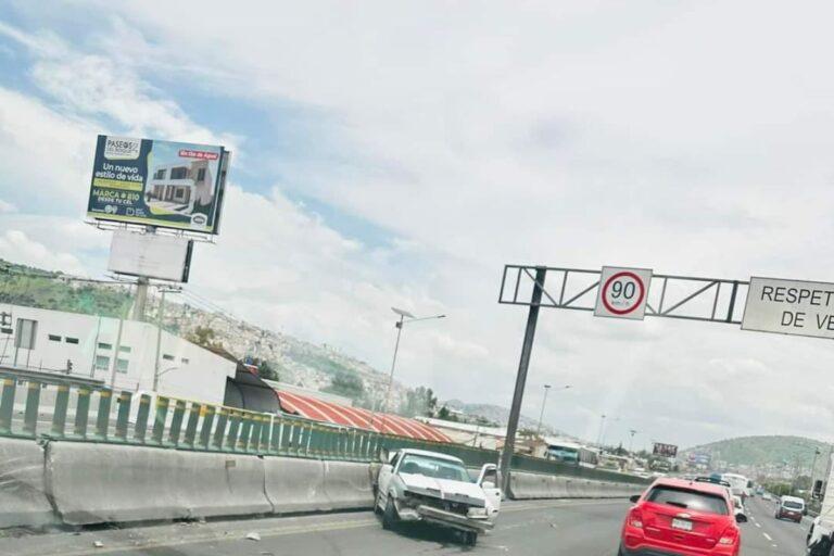 Imagen: Fuerte choque en la autopista México-Pachuca