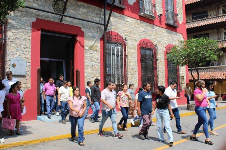 Imagen: Realizan Simulacro de evacuación en Huejutla