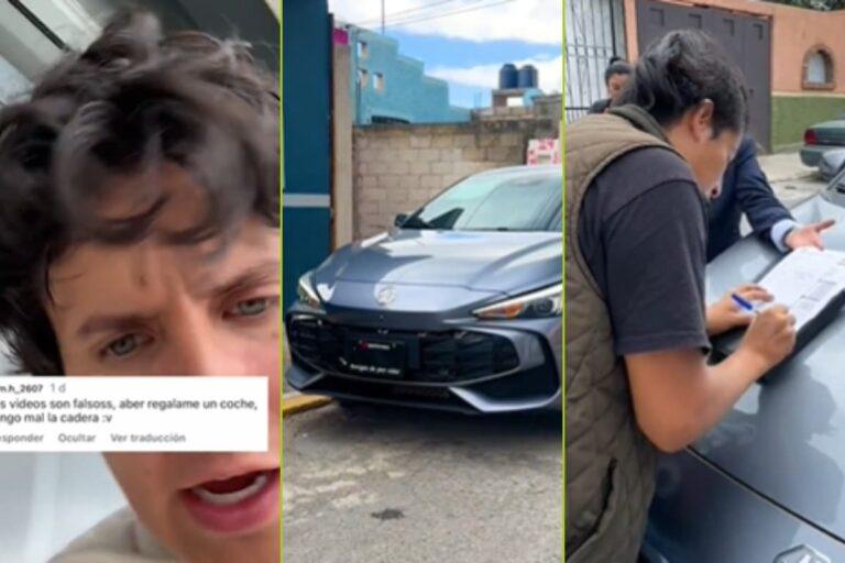 Imagen: Influencer Alexis Omman regala lujoso carro en Pachuca; mira la conmovedora historia