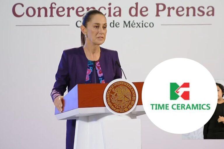 Imagen: Claudia Sheinbaum confirma acuerdo con Time Ceramics en Hidalgo; de qué se trata