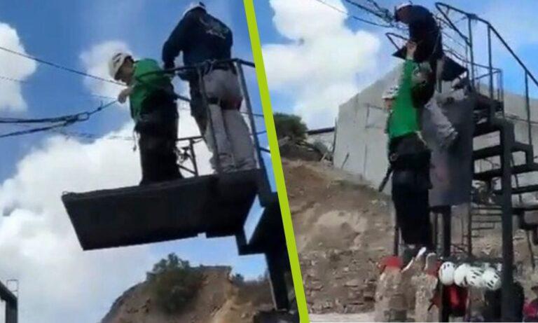 Imagen: Se fue a distraer a Real de Catorce y casi vive una tragedia; quedó captado en video