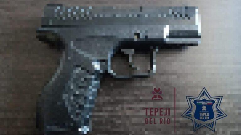 Imagen: Decomisan a estudiante de Conalep Tepeji arma de aire comprimido