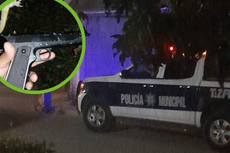 Imagen: Sujeto dispara al aire y vecinos casi lo linchan, en Tizayuca