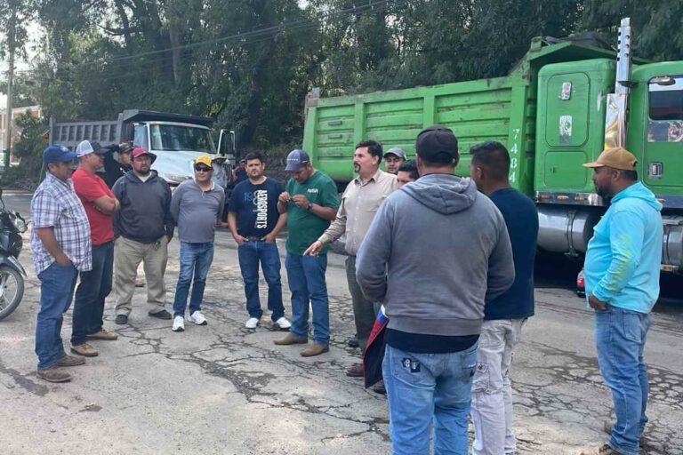 Imagen: Con bloqueo, transportistas de Cuautepec exigen tarifa justa para el acarreo