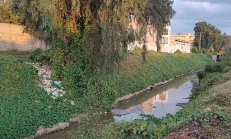 Imagen: Hombre ebrio cae en canal de Tulancingo y muere ahogado
