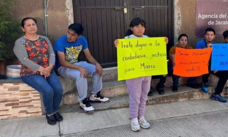 Imagen: Piden justicia por fallecimiento de Marco Antonio N, en Jacala