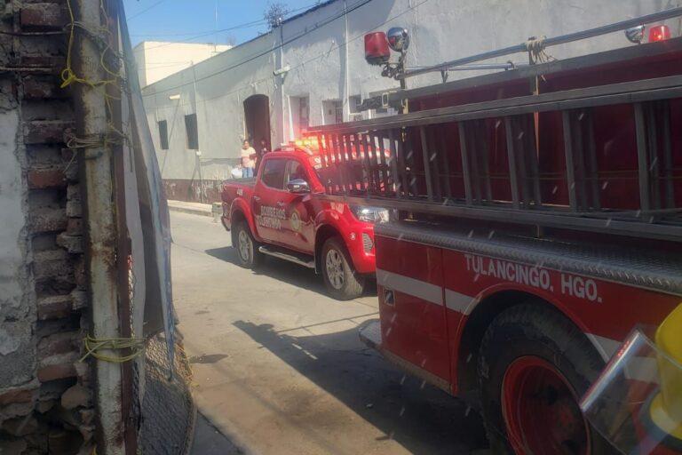 Imagen: Incendio en casa habitación de Tulancingo solo dejó pérdidas materiales