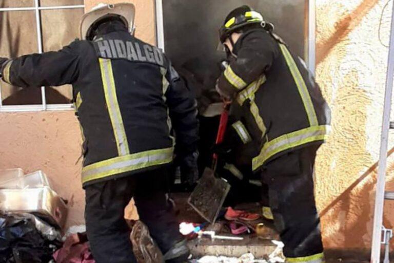 Imagen: Emergencia en Pachuca: sofocan incendio y atienden fuga de gas LP