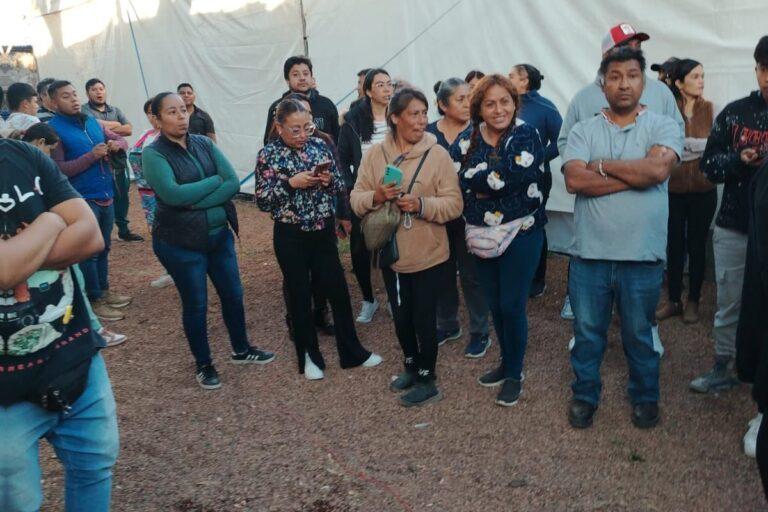 Imagen: Comerciantes protestan en Bazar Navideño de Tizayuca