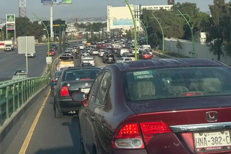 Imagen: Pachuca vive una crisis vial