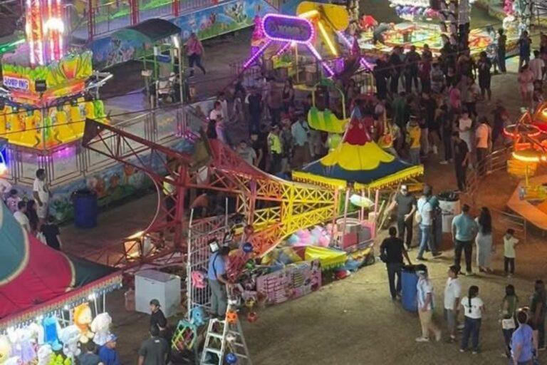 Imagen: Video: Juego mecánico colapsa en feria de Acapulco