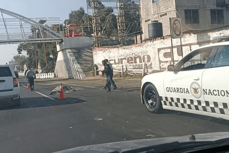 Imagen: Autopista México-Pachuca: muere sujeto por posible atropellamiento