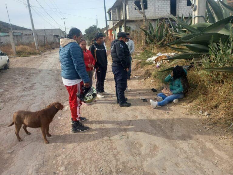 Imagen: Escape desesperado: Mujer se arroja de vehículo en movimiento en Pachuca