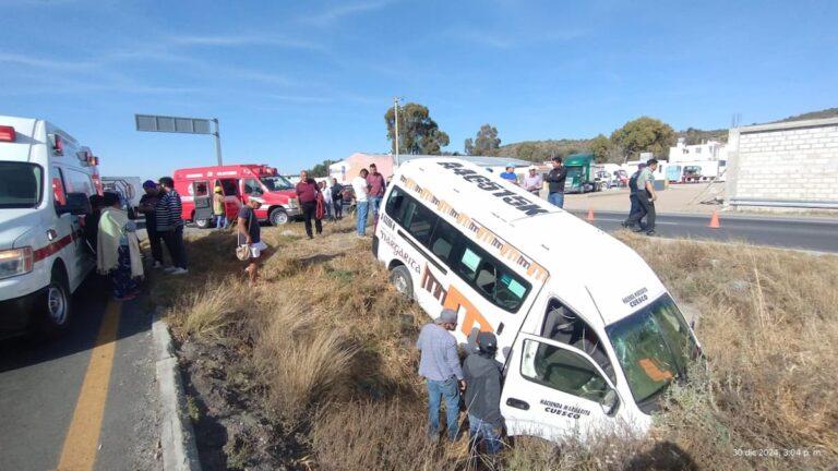Imagen: Accidente vial en carretera Pachuca-Sahagún deja cinco lesionados