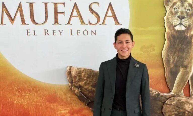 Imagen: Sergio Maya, el hidalguense que da voz a Mufasa en la nueva película de Disney