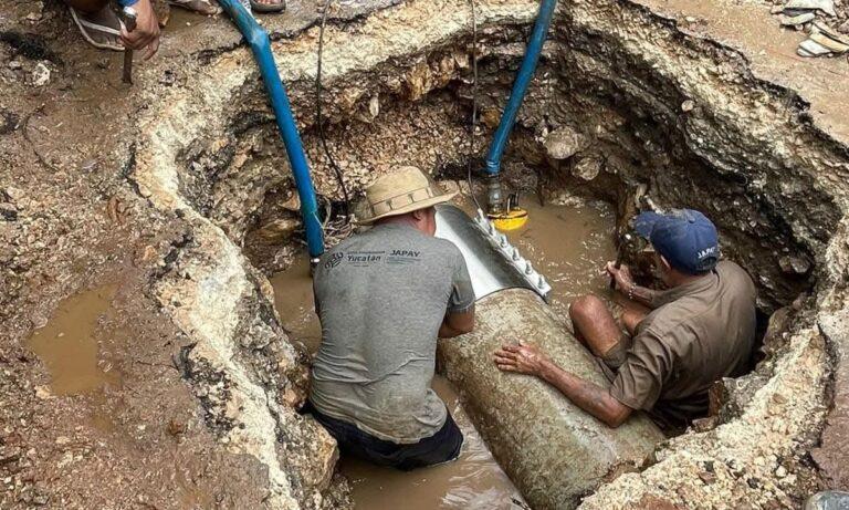 Imagen: Pide Capashh reportar las fugas de agua en Huejutla