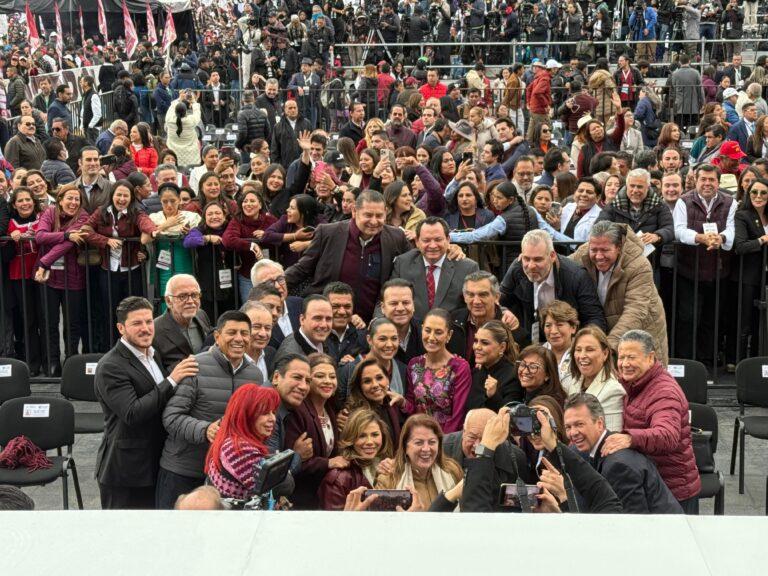 Imagen: Julio Menchaca asistió a la celebración de Claudia Sheinbaum