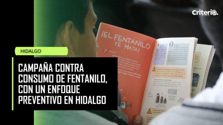 Imagen: Campaña contra consumo de fentanilo, con un enfoque preventivo en Hidalgo