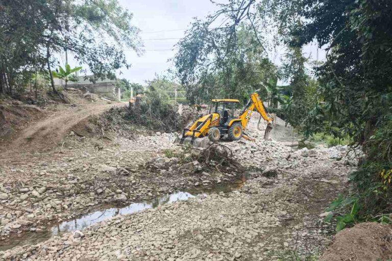 Imagen: Hay inconformidad por “lentitud” en obras de puente en Cececapa, Huejutla