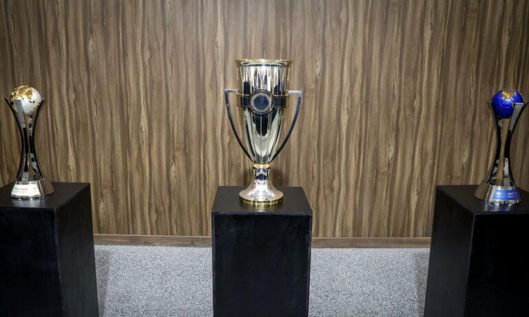 Imagen: Exhiben trofeos del Club Pachuca en el Palacio de Gobierno de Hidalgo