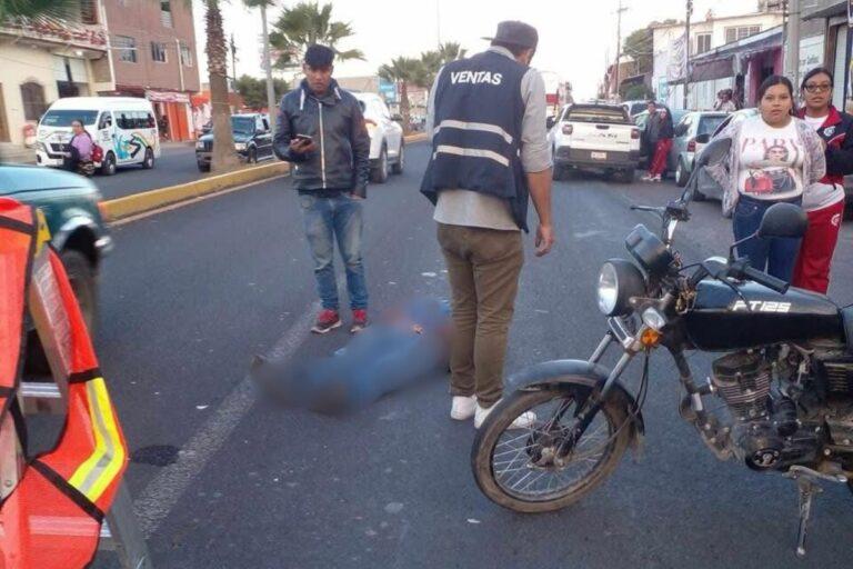Imagen: Agente de ventas atropelló a hombre en Tula