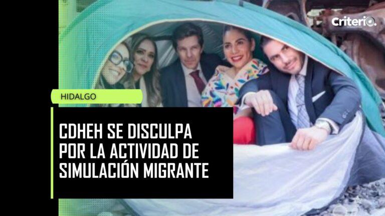 Imagen: CDHEH se disculpa por la actividad de simulación migrante