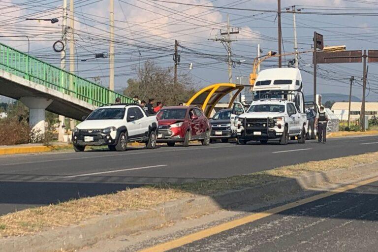 Imagen: Choque múltiple en la carretera Tula-Refinería