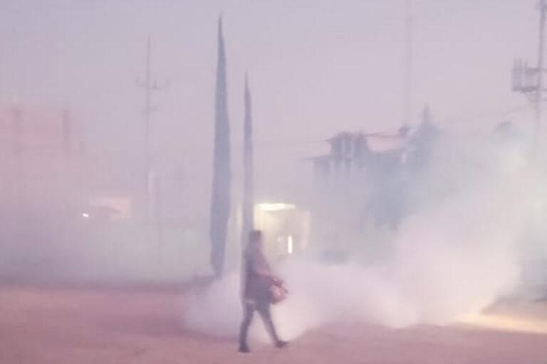 Imagen: Delegados solicitan fumigaciones permanentes en localidades ribereñas a la presa Endhó, en Tula