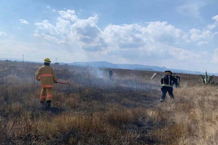 Imagen: Disminuyen un 50% los incendios de pastizales en Tulantepec