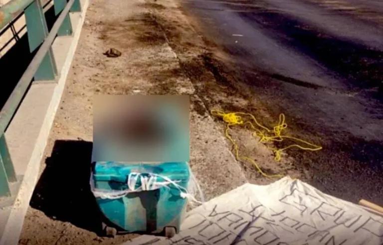 Imagen: Hallan cabeza humana, junto con mensaje con amenazas para Grupo Firme