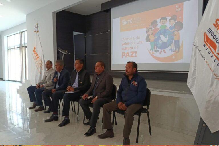 Imagen: Arranca el SNTE Hidalgo campaña por la paz