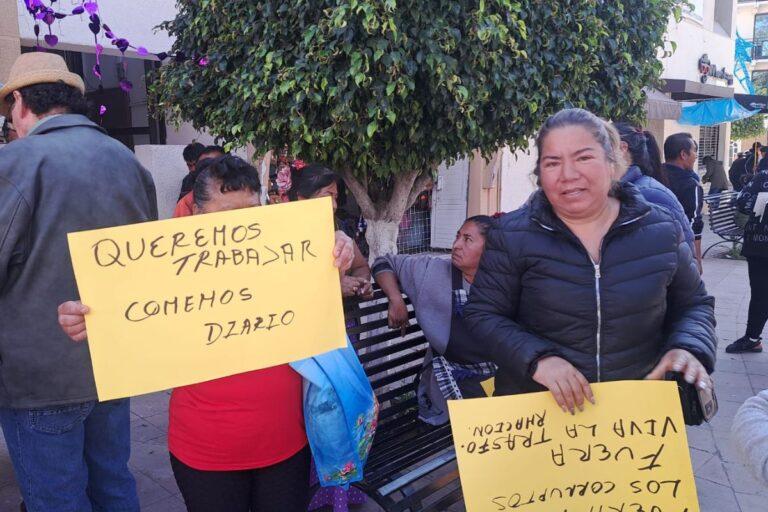 Imagen: Ambulantes de Tula amagan con otro bloqueo ante falta de acuerdo con municipio