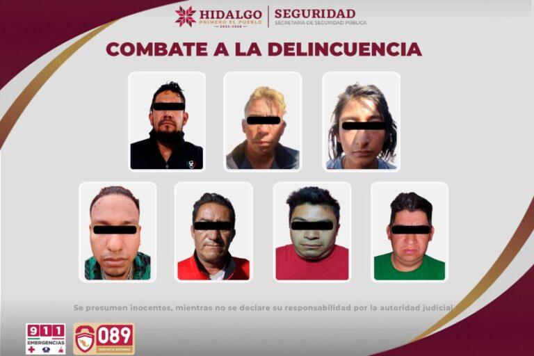 Imagen: Operativos en Pachuca resultan con 7 personas detenidas