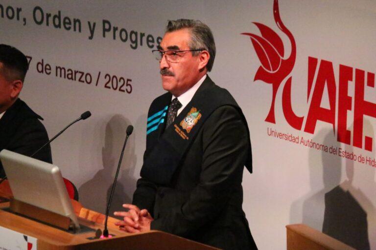 Imagen: UAEH ganó demanda contra HSBC, asegura rector durante segundo informe