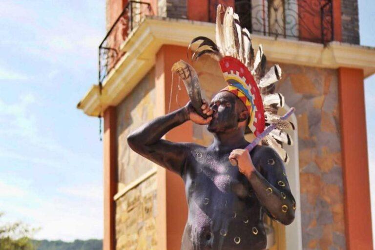 Imagen: El meco, personaje “fundamental” de los carnavales de Huautla y Atlapexco