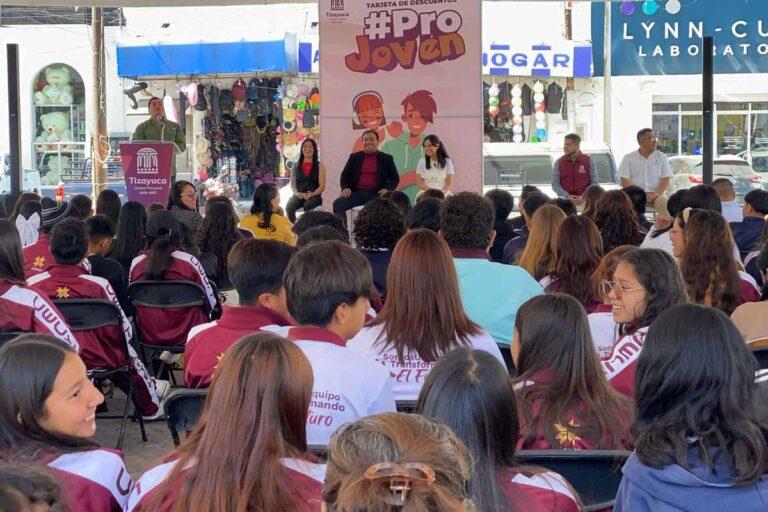 Imagen: En Tizayuca, el programa #ProJoven beneficiará a estudiantes del municipio