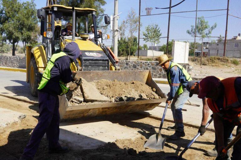 Imagen: Rehabilitan calles de Tizayuca con programa Bachetón