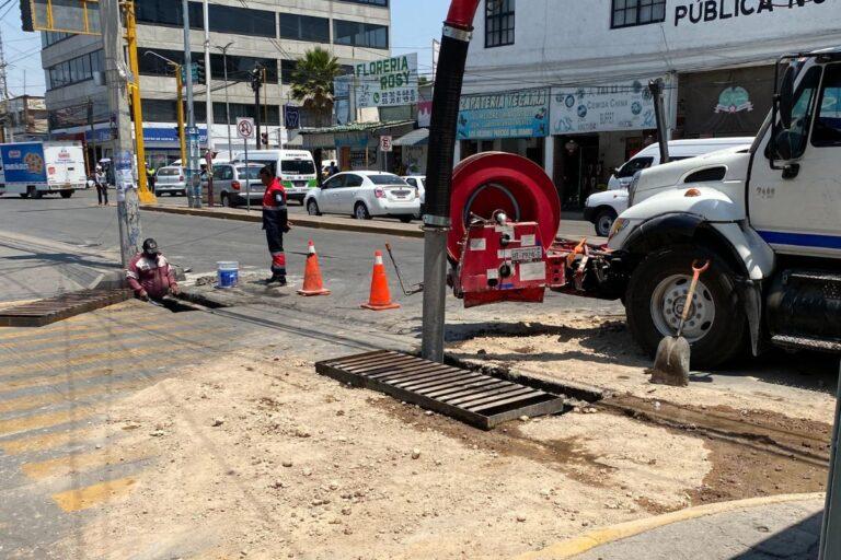Imagen: Caamth realiza limpieza de alcantarillas, en Tizayuca