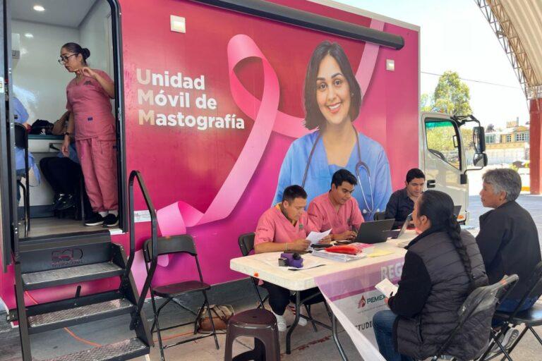 Imagen: En Hidalgo, unidad móvil ha realizado 1,696 mastografías