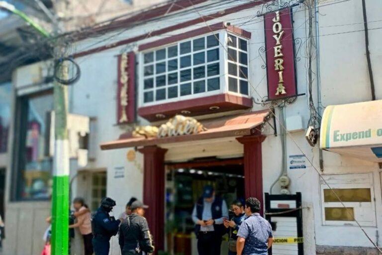 Imagen: Asalto en joyería de Tulancingo deja un herido grave