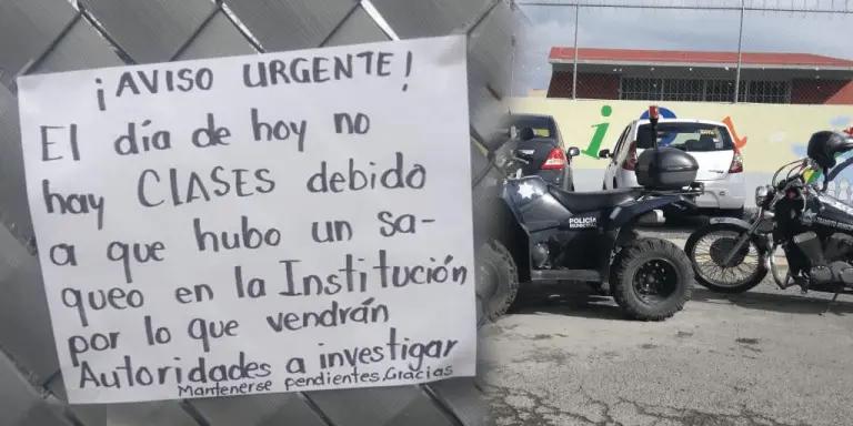 Imagen: Reportaron 36 robos en escuelas de la Zona Metropolitana