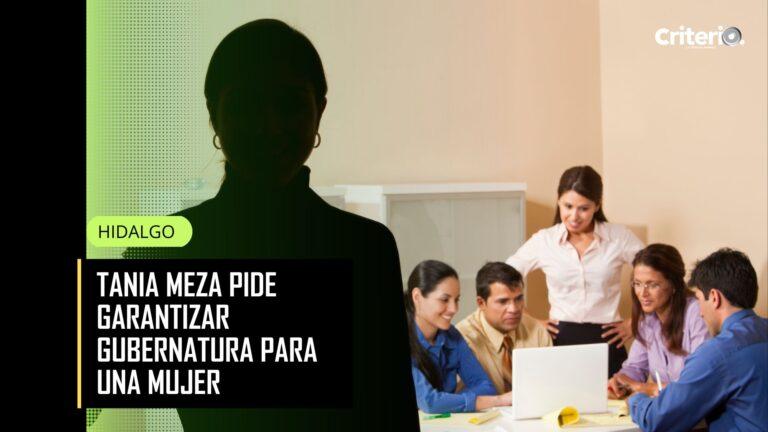 Imagen: Pide Tania Meza garantizar que gubernatura de 2030 sea para una mujer en Hidalgo
