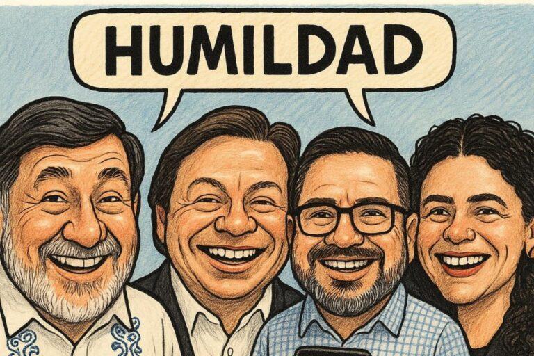 Imagen: Morena, la nueva escuela de humildad…  ¿o puro teatro?