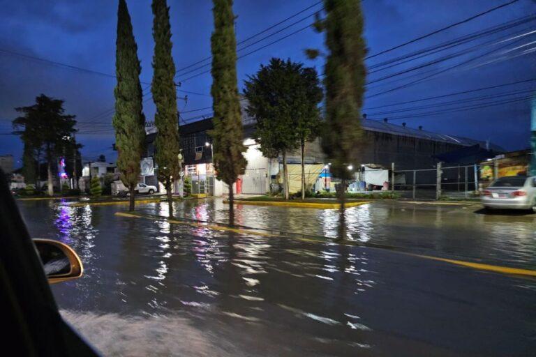Imagen: Por lluvias, se inundan las calles de Tizayuca