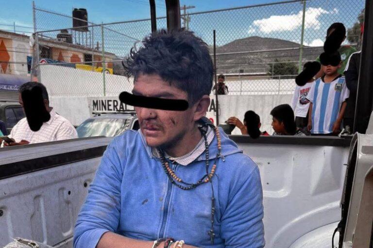 Imagen: Vecinos de Mineral de la Reforma retienen a hombre por presunto robo 